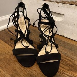 Ankle Strap Block High Heel